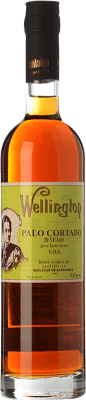 41,95 € Envio grátis | Vinho Generoso Fortificado La Gitana Wellington Palo Cortado VOS Very Old Sherry — Muito Velho D.O. Jerez-Xérès-Sherry Andaluzia Espanha Palomino Fino 20 Anos Garrafa Medium 50 cl