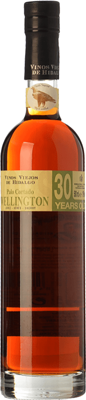 93,95 € Free Shipping | Fortified wine La Gitana Palo Cortado Wellington Very Old Rare Sherry VORS D.O. Manzanilla-Sanlúcar de Barrameda Andalusia Spain Palomino Fino 30 Years Medium Bottle 50 cl