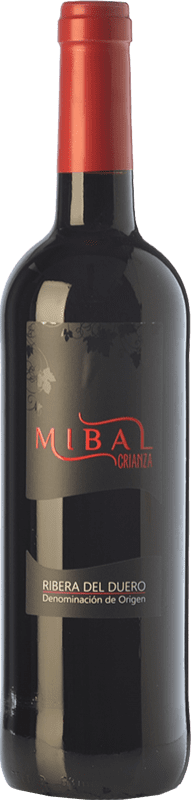 11,95 € Free Shipping | Red wine Hornillos Ballesteros Mibal Young D.O. Ribera del Duero Castilla y León Spain Tempranillo Bottle 75 cl