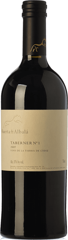 94,95 € Free Shipping | Red wine Huerta de Albalá Taberner Nº 1 Aged 2007 I.G.P. Vino de la Tierra de Cádiz Andalusia Spain Merlot, Syrah, Cabernet Sauvignon Bottle 75 cl