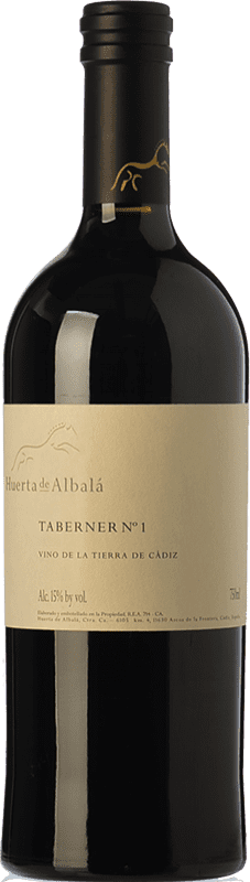 106,95 € Envío gratis | Vino tinto Huerta de Albalá Taberner Nº 1 Crianza I.G.P. Vino de la Tierra de Cádiz Andalucía España Merlot, Syrah, Cabernet Sauvignon Botella 75 cl