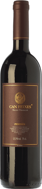 19,95 € Free Shipping | Red wine Huguet de Can Feixes Negre Tradició Aged D.O. Penedès Catalonia Spain Tempranillo, Cabernet Sauvignon Bottle 75 cl
