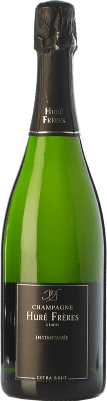 76,95 € Kostenloser Versand | Weißer Sekt Huré Frères L'Instantanée A.O.C. Champagne Champagner Frankreich Spätburgunder, Chardonnay, Pinot Meunier Flasche 75 cl