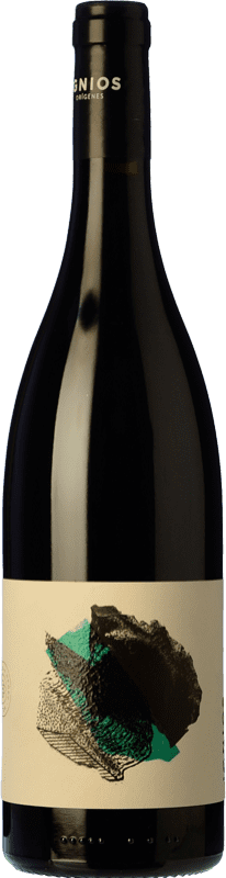 26,95 € Free Shipping | Red wine Ignios Orígenes Aged D.O. Ycoden-Daute-Isora Canary Islands Spain Listán Black Bottle 75 cl
