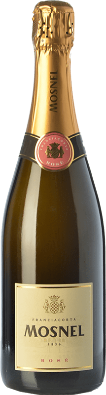 24,95 € Kostenloser Versand | Rosé Sekt Il Mosnel Rosé Brut D.O.C.G. Franciacorta Lombardei Italien Pinot Schwarz, Chardonnay, Weißburgunder Magnum-Flasche 1,5 L