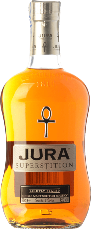 41,95 € Free Shipping | Whisky Single Malt Isle of Jura Superstition Islands United Kingdom Bottle 70 cl