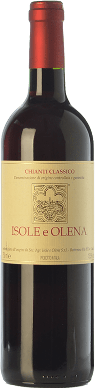 32,95 € Free Shipping | Red wine Isole e Olena D.O.C.G. Chianti Classico Tuscany Italy Syrah, Sangiovese, Canaiolo Bottle 75 cl