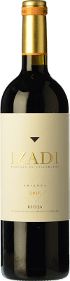 11,95 € Envio grátis | Vinho tinto Izadi Crianza D.O.Ca. Rioja La Rioja Espanha Tempranillo Garrafa 75 cl