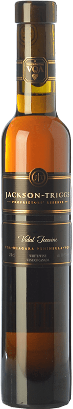 74,95 € Free Shipping | Sweet wine Jackson-Triggs Icewine I.G. Niagara Península Peninsula Niagara Canada Vidal Half Bottle 37 cl