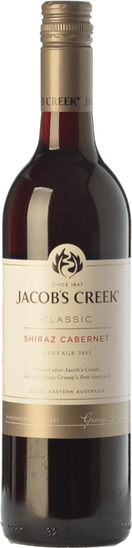 8,95 € 免费送货 | 红葡萄酒 Jacob's Creek 经典 年轻的 I.G. Southern Australia 南澳大利亚 澳大利亚 Syrah — 西拉, Cabernet Sauvignon — 赤霞珠 75 cl