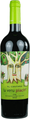 18,95 € Kostenloser Versand | Rotwein Al-Cantàra Lu Veru Piaciri D.O.C. Etna Sizilien Italien Nerello Eco — Biologisch 75 cl