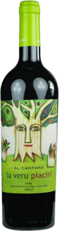 17,95 € Free Shipping | Red wine Al-Cantàra Lu Veru Piaciri D.O.C. Etna Sicily Italy Nerello Mascalese, Nerello Cappuccio Bottle 75 cl
