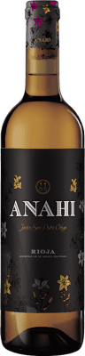 6,95 € Free Shipping | White wine San Pedro Ortega Anahí D.O.Ca. Rioja The Rioja Spain Malvasía, Tempranillo White, Sauvignon White Bottle 75 cl