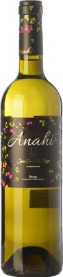 8,95 € 免费送货 | 白酒 Javier San Pedro Anahí D.O.Ca. Rioja 拉里奥哈 西班牙 Malvasía, Tempranillo White, Sauvignon White 瓶子 Magnum 1,5 L