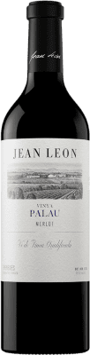 25,95 € Spedizione Gratuita | Vino rosso Jean Leon Vinya Palau Crianza D.O. Penedès Catalogna Spagna Merlot Bottiglia 75 cl