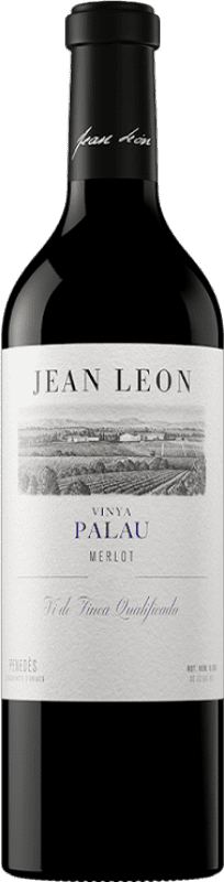 29,95 € Бесплатная доставка | Красное вино Jean Leon Vinya Palau старения D.O. Penedès Каталония Испания Merlot бутылка 75 cl