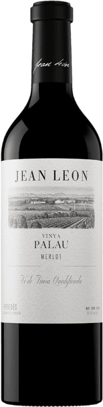 25,95 € Бесплатная доставка | Красное вино Jean Leon Vinya Palau Crianza — Крианса D.O. Penedès Каталония Испания Merlot — Мерло Eco — Эко Био Органический 75 cl