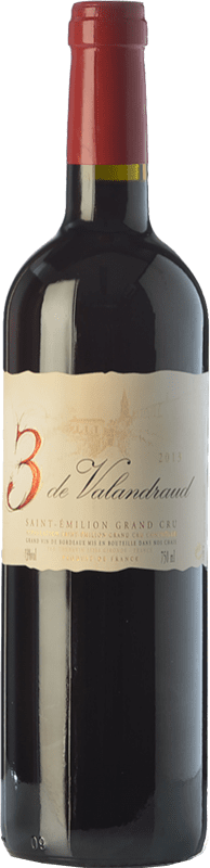 29,95 € Free Shipping | Red Wine Jean-Luc Thunevin 3 de Valandraud Grand Cru Crianza — Aged A.O.C. Saint-Émilion Bordeaux France Merlot, Cabernet Sauvignon, Cabernet Franc, Malbec Bottle 75 cl
