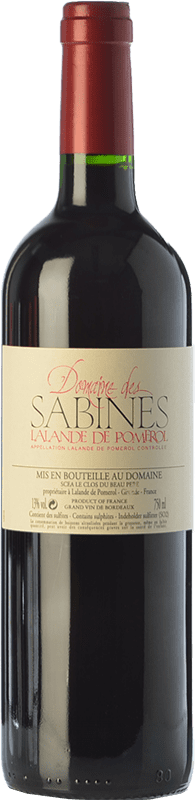 24,95 € Free Shipping | Red Wine Jean-Luc Thunevin Domaine des Sabines Crianza — Aged A.O.C. Lalande de Pomerol Bordeaux France Merlot, Cabernet Sauvignon, Cabernet Franc Bottle 75 cl