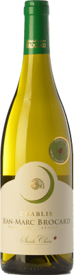24,95 € Envío gratis | Vino blanco Jean-Marc Brocard Chablis Sainte Claire A.O.C. Bourgogne Borgoña Francia Chardonnay Botella 75 cl