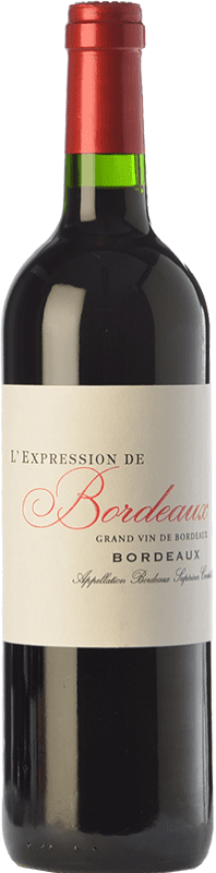 10,95 € Free Shipping | Red wine Jean-Pierre Moueix L'Expression Crianza A.O.C. Bordeaux Bordeaux France Merlot, Cabernet Sauvignon Bottle 75 cl
