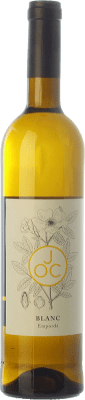 9,95 € Envío gratis | Vino blanco JOC Blanc D.O. Empordà Cataluña España Garnacha Blanca, Macabeo Botella 75 cl