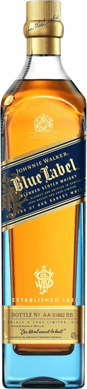 211,95 € Spedizione Gratuita | Whisky Blended Johnnie Walker Blue — Edizione Blu Scozia Regno Unito Bottiglia 70 cl