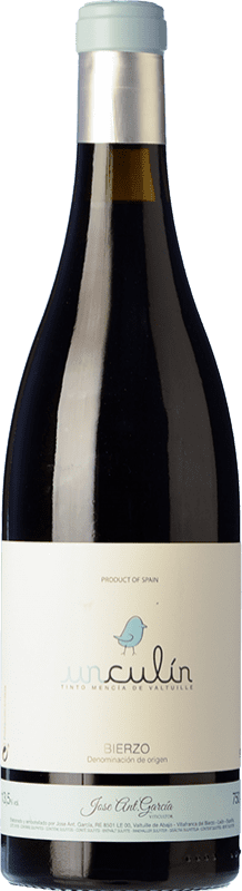 16,95 € Envoi gratuit | Vin rouge JAG Viticultor Unculín Jeune D.O. Bierzo Castille et Leon Espagne Mencía Bouteille 75 cl