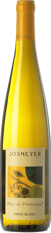 15,95 € Kostenloser Versand | Weißwein Josmeyer Pinot Blanc Mise de Printemps Alterung A.O.C. Alsace Elsass Frankreich Weißburgunder, Pinot Auxerrois Flasche 75 cl