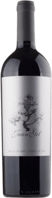 15,95 € Spedizione Gratuita | Vino rosso Juan Gil Etiqueta Plata Crianza D.O. Jumilla Castilla-La Mancha Spagna Monastrell Bottiglia 75 cl