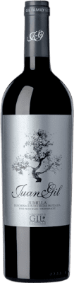 15,95 € Envío gratis | Vino Tinto Juan Gil Edición Plata Crianza D.O. Jumilla Castilla la Mancha España Monastrell Botella 75 cl