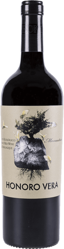 8,95 € Spedizione Gratuita | Vino Rosso Juan Gil Honoro Vera Giovane D.O. Jumilla Castilla-La Mancha Spagna Monastrell Organic — Bio Bottiglia 75 cl