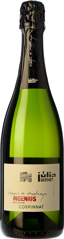 16,95 € Envío gratis | Espumoso blanco Júlia Bernet Ingenius Brut Nature D.O. Cava Cataluña España Xarel·lo, Chardonnay Botella 75 cl