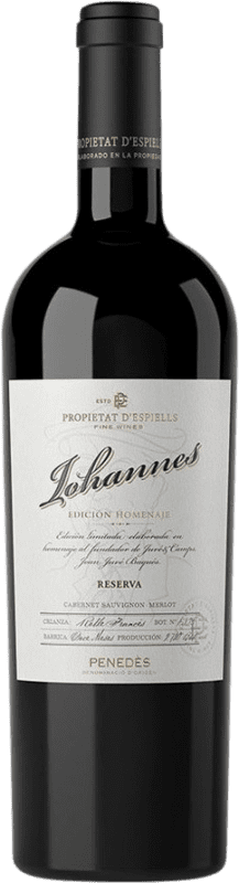 41,95 € Free Shipping | Red Wine Juvé y Camps Iohannes Reserve — Aged D.O. Penedès Catalonia Spain Merlot, Cabernet Sauvignon Bottle 75 cl