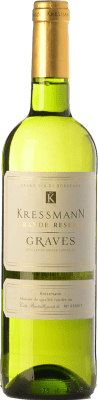 8,95 € 免费送货 | 白葡萄酒 Kressmann 特级珍藏 A.O.C. Graves 波尔多 法国 Sémillon — 赛美蓉, Sauvignon — 苏维浓 75 cl