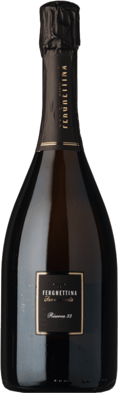 51,95 € 免费送货 | 白起泡酒 La Ferghettina 33 Zéro Dosage — Brut Nature — 零加糖 珍藏 D.O.C.G. Franciacorta 伦巴第 意大利 Chardonnay — 莎当妮 瓶装 75 cl