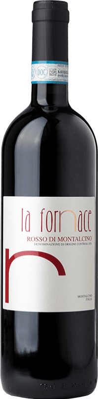 24,95 € Kostenloser Versand | Rotwein La Fornace D.O.C. Rosso di Montalcino Toskana Italien Sangiovese Flasche 75 cl
