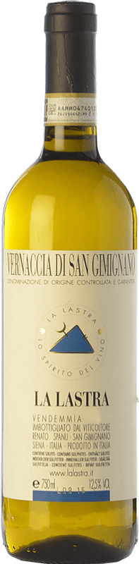 16,95 € Envio grátis | Vinho branco La Lastra D.O.C.G. Vernaccia di San Gimignano Tuscany Itália Vernaccia Garrafa 75 cl