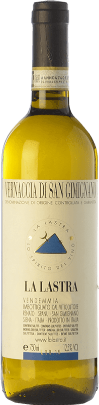 16,95 € Spedizione Gratuita | Vino bianco La Lastra D.O.C.G. Vernaccia di San Gimignano Toscana Italia Vernaccia Bottiglia 75 cl