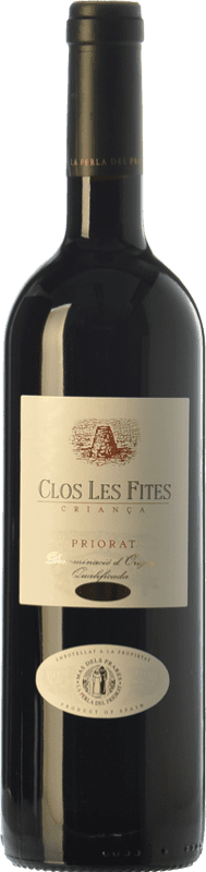 25,95 € 免费送货 | 红葡萄酒 La Perla del Priorat Clos Les Fites Criança Crianza — 陈酿 D.O.Ca. Priorat 加泰罗尼亚 西班牙 Garnacha — 歌海娜, Cabernet Sauvignon — 赤霞珠, Cariñena — 佳丽酿 瓶装 75 cl