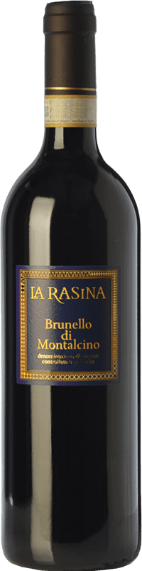 48,95 € Spedizione Gratuita | Vino rosso La Rasina D.O.C.G. Brunello di Montalcino Toscana Italia Sangiovese Bottiglia 75 cl