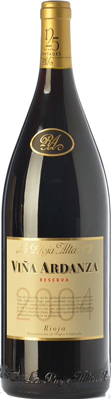 28,95 € Бесплатная доставка | Красное вино Rioja Alta Viña Ardanza Резерва D.O.Ca. Rioja Ла-Риоха Испания Tempranillo — Темпранильо, Garnacha — Гренаш Бутылка Иеробоам Двойной Магнум 3 L