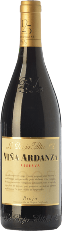 16,95 € 送料無料 | 赤ワイン Rioja Alta Viña Ardanza レセルバ D.O.Ca. Rioja ラ・リオハ スペイン Tempranillo — テンプラニーリョ, Garnacha — グルナッシュ ハーフボトル 37 cl