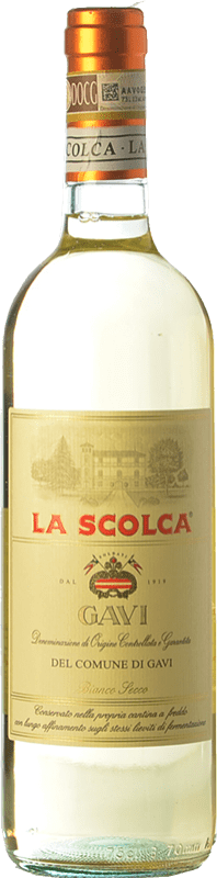 19,95 € Envío gratis | Vino blanco La Scolca D.O.C.G. Cortese di Gavi Piemonte Italia Cortese Botella 75 cl