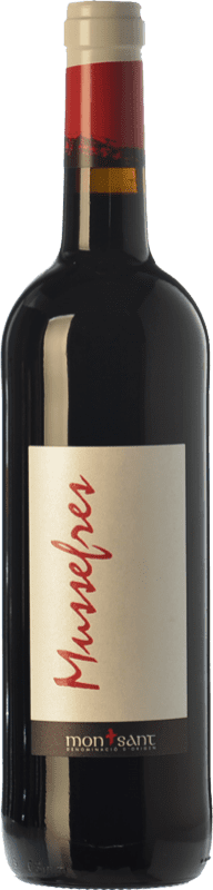6,95 € Envoi gratuit | Vin Rouge Serra d'Almos Mussefres Jove Jeune D.O. Montsant Catalogne Espagne Syrah, Garnacha — Grenache, Cariñena — Carignan Bouteille 75 cl