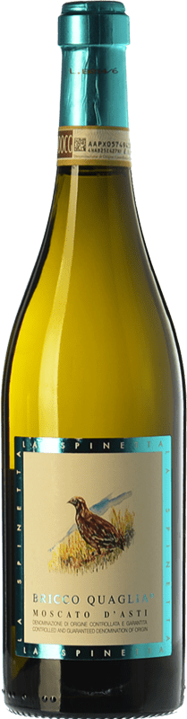 13,95 € Kostenloser Versand | Süßer Wein La Spinetta Bricco Quaglia D.O.C.G. Moscato d'Asti Piemont Italien Muscat Bianco Flasche 75 cl