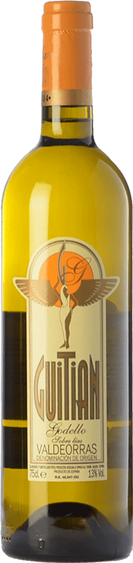 22,95 € Envío gratis | Vino blanco La Tapada Guitian sobre Lías D.O. Valdeorras Galicia España Godello Botella 75 cl