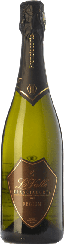 33,95 € Бесплатная доставка | Белое игристое La Valle Regium D.O.C.G. Franciacorta Ломбардии Италия Chardonnay бутылка 75 cl