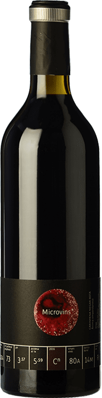 25,95 € Free Shipping | Red wine La Vinyeta Microvins Aged D.O. Empordà Catalonia Spain Samsó Bottle 75 cl