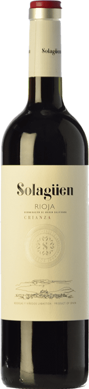 9,95 € Envoi gratuit | Vin Rouge Labastida Solagüen Crianza D.O.Ca. Rioja La Rioja Espagne Tempranillo 75 cl
